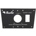 Bass Cat Boat Blank Bow Panel | W/ Trolling Receptacle Gray Lined
