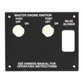 Sea Ray Boat Blank Switch Panel 2326321 | Port Engine Ignition Bilge