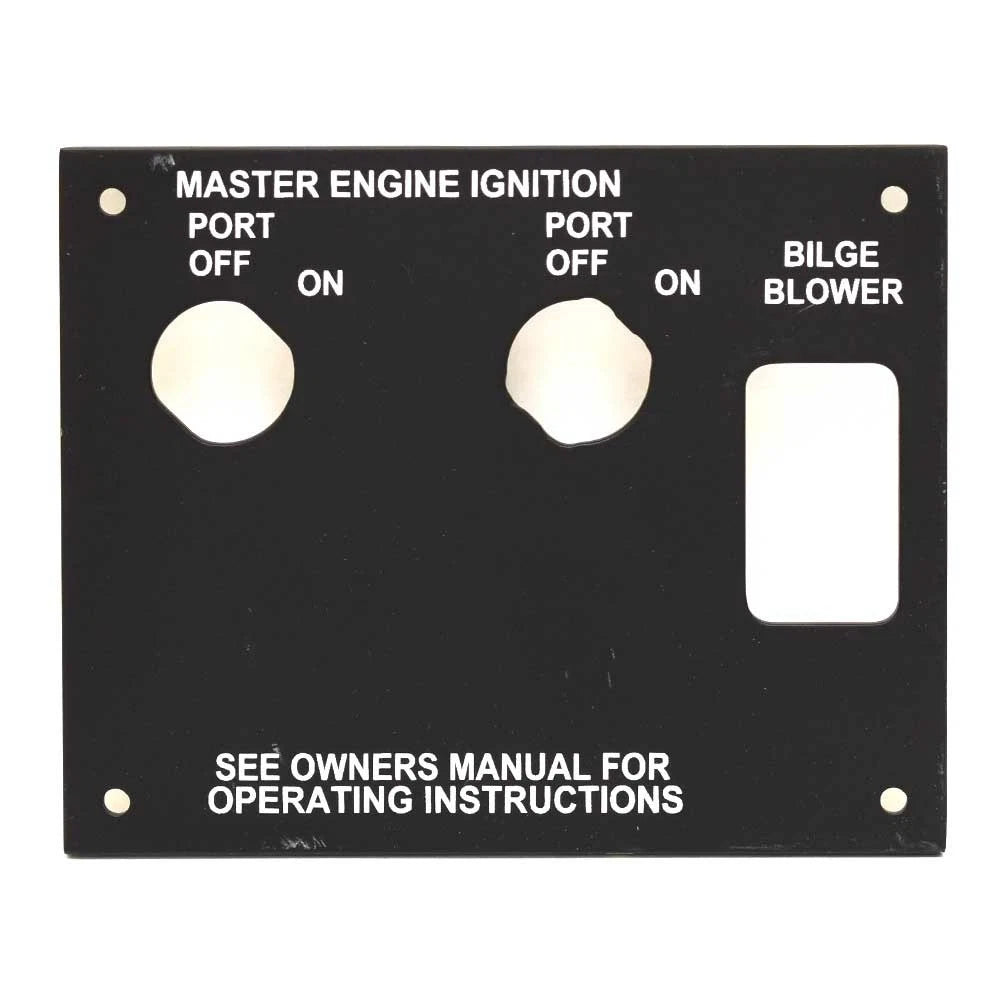 Sea Ray Boat Blank Switch Panel 2326321 | Port Engine Ignition Bilge