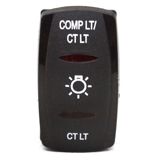 Carling On/Off/On Contura V Rocker Switch by Carling