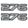 Boat Number Decal Rinker 276 Captiva Gray White by Rinker