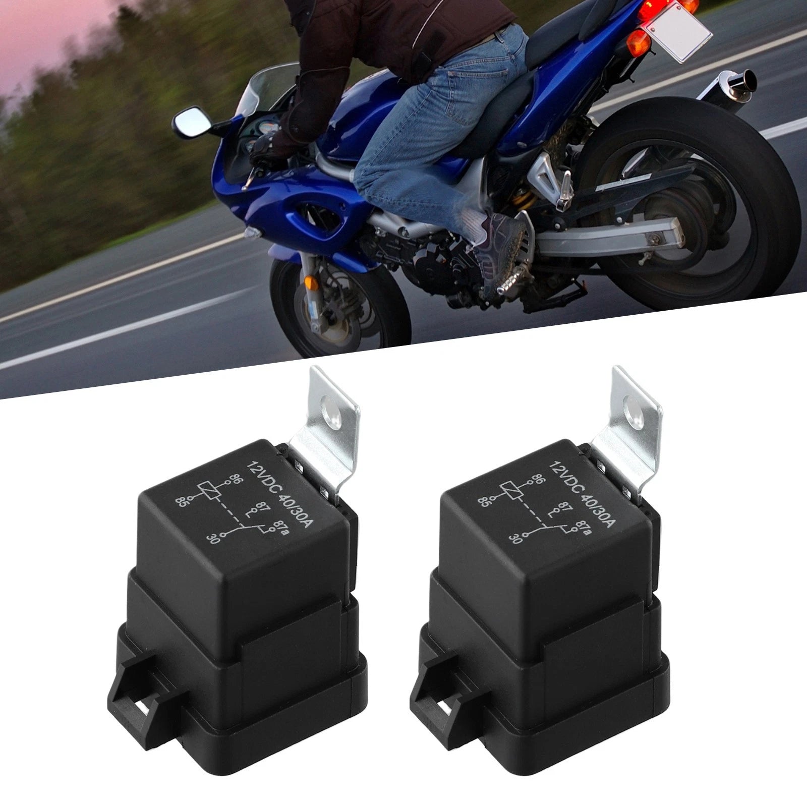 0332204174 Tilt Relay Tilt Relay Black Plastic Fits Outboard Power