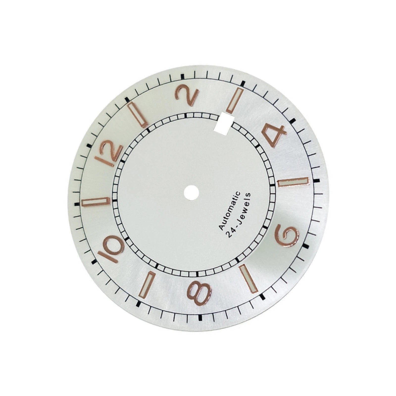 36.5mm Watch Dial W/ Green Luminous For Nh35 Movement Watch Repair