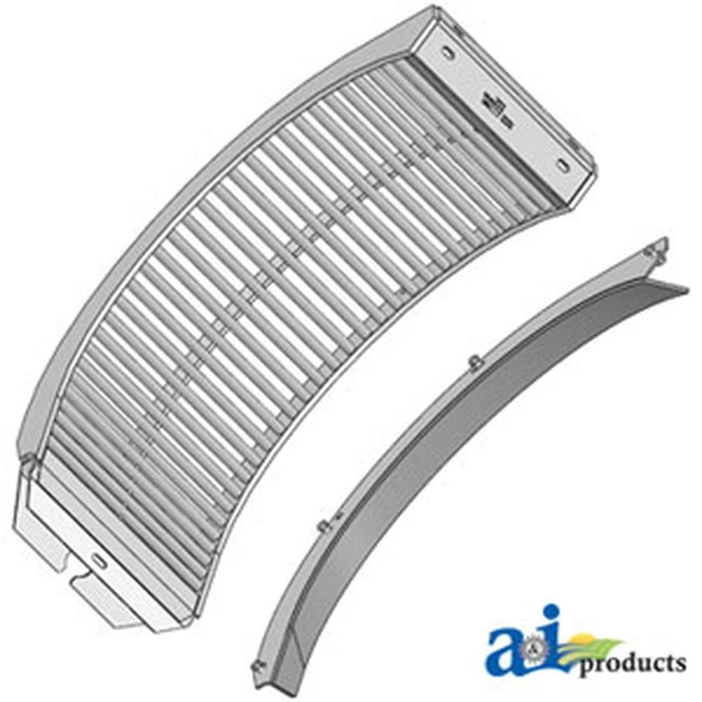 Axe28955 Concave, Round Bar; Front, Extended Wear
