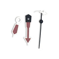 Red Fish Stainless Steel Watch Hands Replace For Nh35 Nh36 Automatic