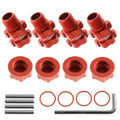 Set Metal 14mm To 17mm Wheel Hex Hub Adapter For Typhon 4x4 3s Blx