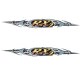 Rinker Boat Graphic Decals RX2 Gray Yellow by Rinker