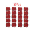 10/ Red New 3 Pin Microswitch Push Button For Arcade Mame Jamma Games