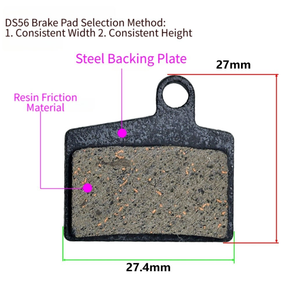 Bicycle Disc Brake Pads DS56 Resin Type