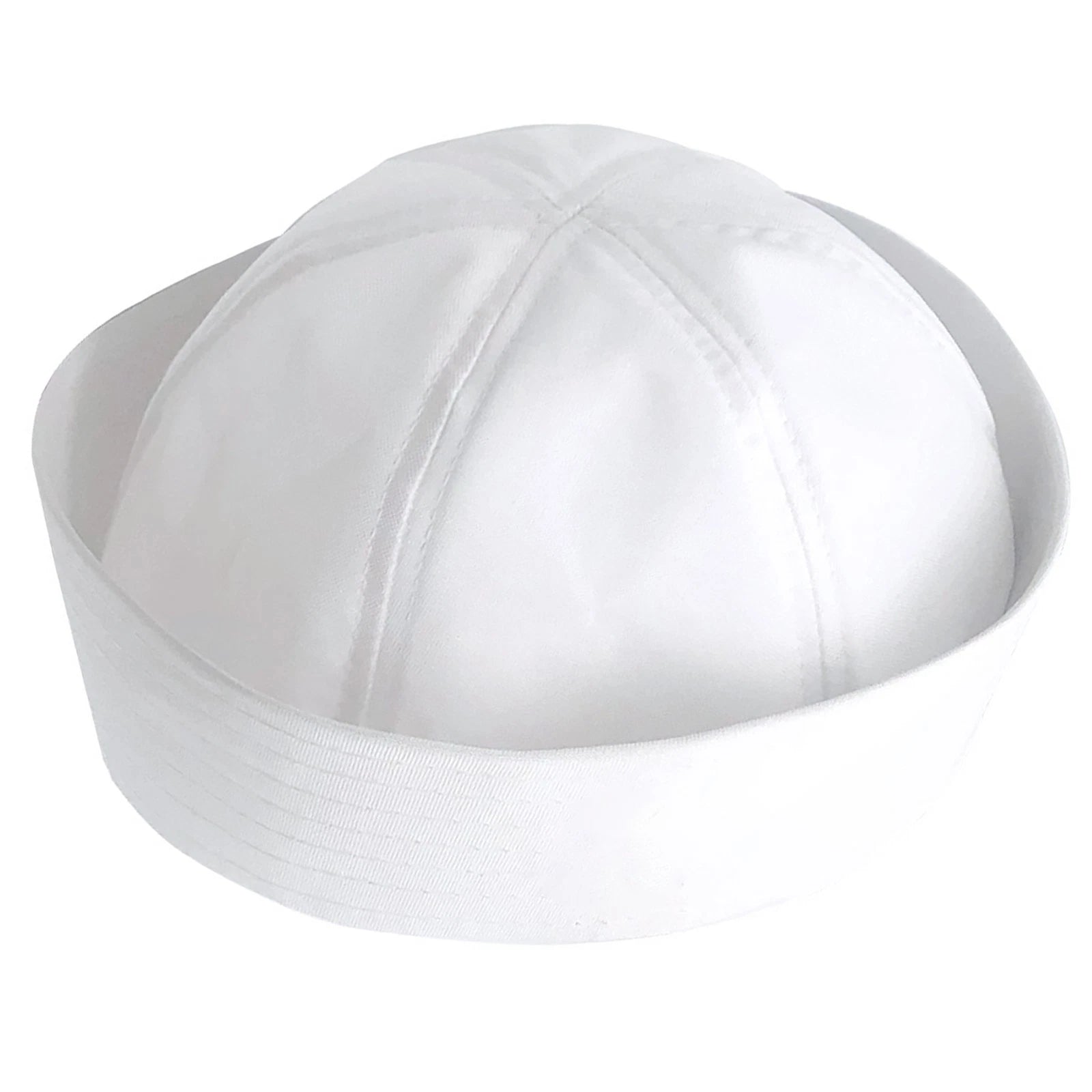 Adult White Doughboy Navy Sailor Fishing Marine Popeye Costume Hat