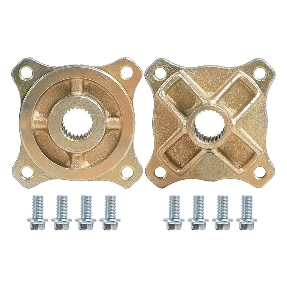 25mm Rear Axle Hub Pair 24 Tooth 4 Stud Wheel Rim With Bolt Hole