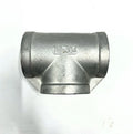 Stainless Steel Tee, 1 1/2in -3 3/4in, Female Threaded
