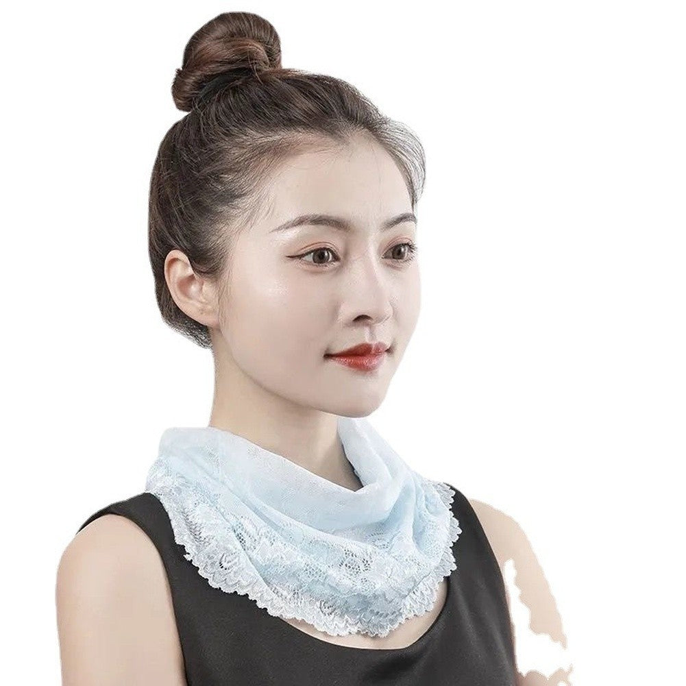 Lace Neck Gaiter for UV Protection