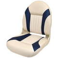 Tempress Boat Folding Fishing Seat 54513 | G3 High Back Off White Blue