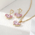 Korean Heart Earring for Daily Wear