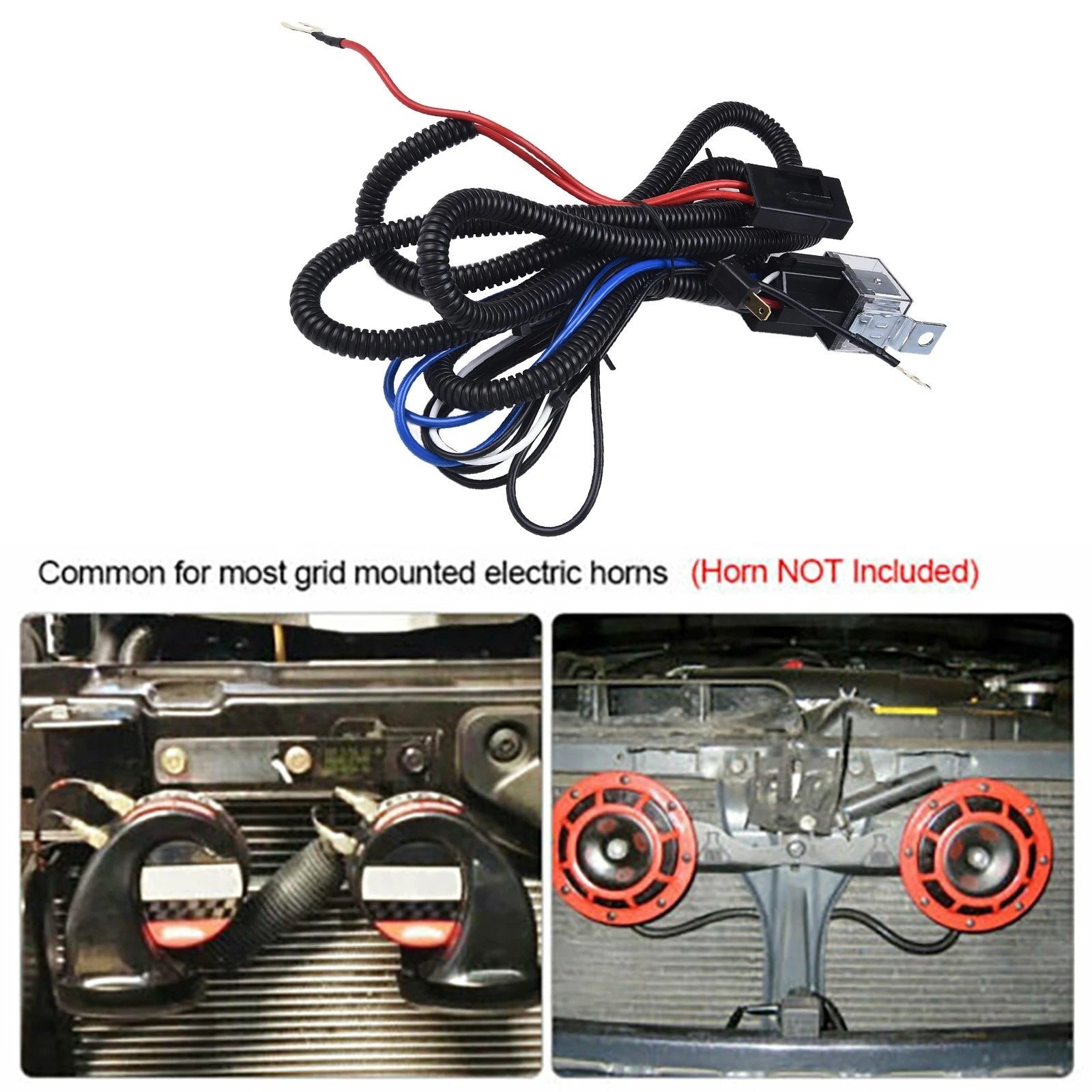 Smooth Installation Loud Sound 12V For Relay Wiring Harness Kit For