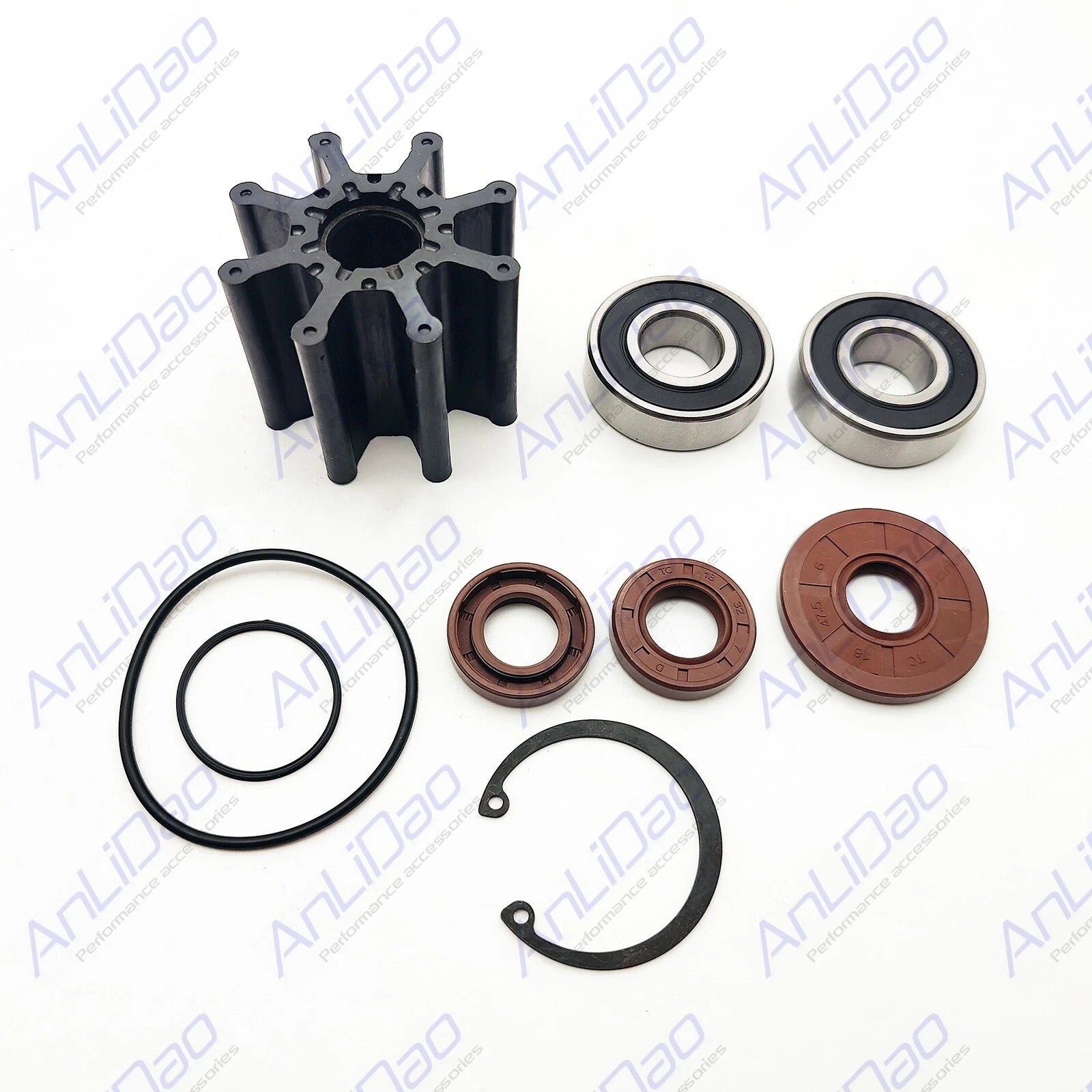 Fit Mercruiser Bravo W/ Water Pump Impeller Repair Kit 46-807151a9