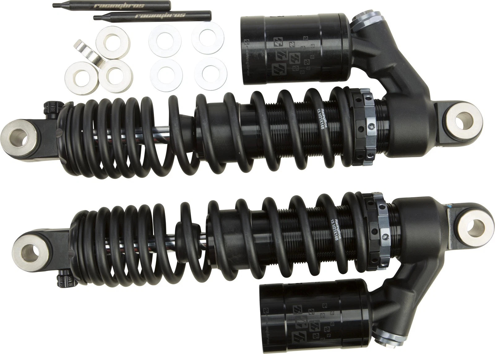 Harddrive Remote Reservoir Rear Shocks For Harley Davidson Xl & Xr
