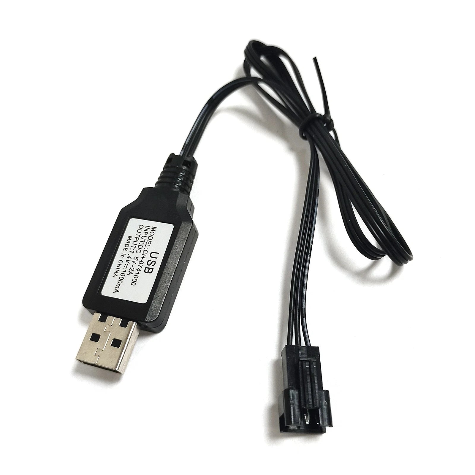 Original 7.4V Lithium Battery Charger Usb Charging Cord For 1/12 Mn