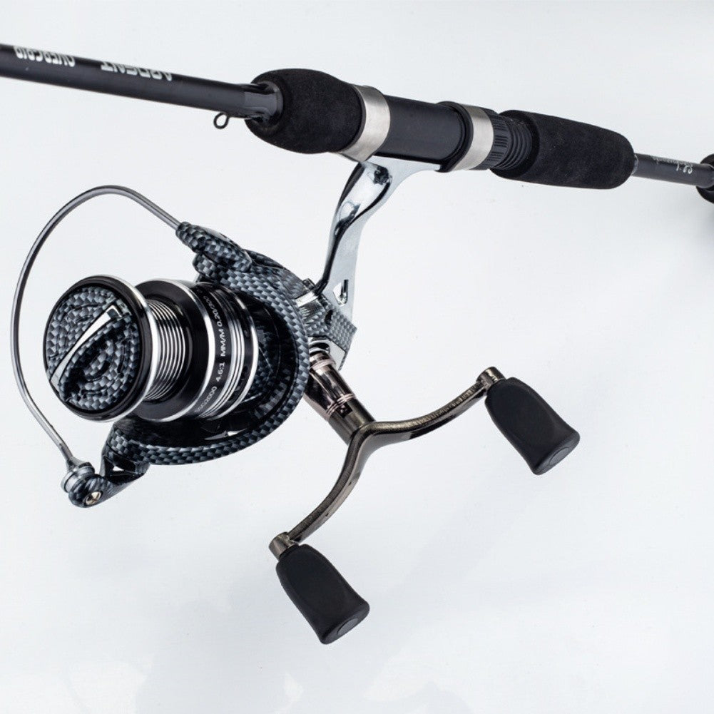 Dual-Head Reel Rubber Grip Handle For Fishing Reels