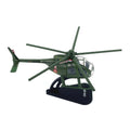Alloy 1/100 Scale Us Army Oh-6a Cayuse Helicopter Model Collection