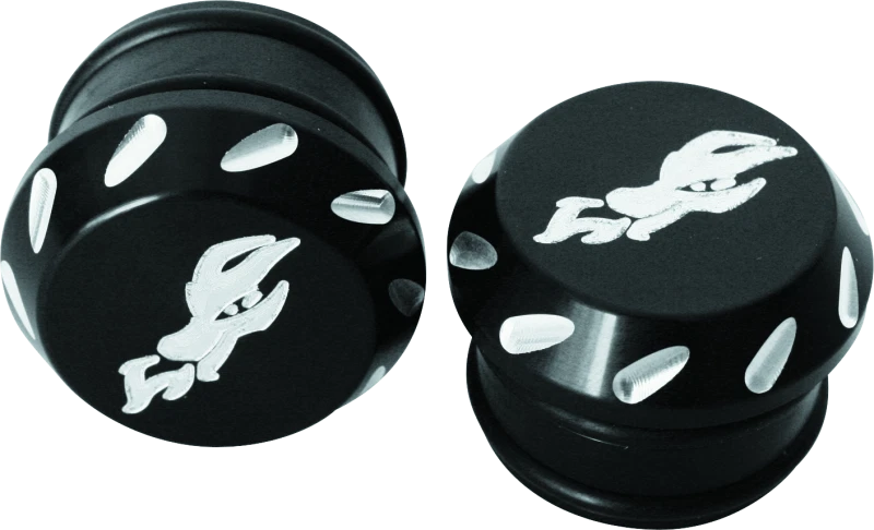 Dragonfire Racing Billet Tube Endcap 1.5 In . - Black Anodized