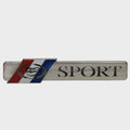 Cobalt Boat Raised Brand Decal Sport Silver by Cobalt