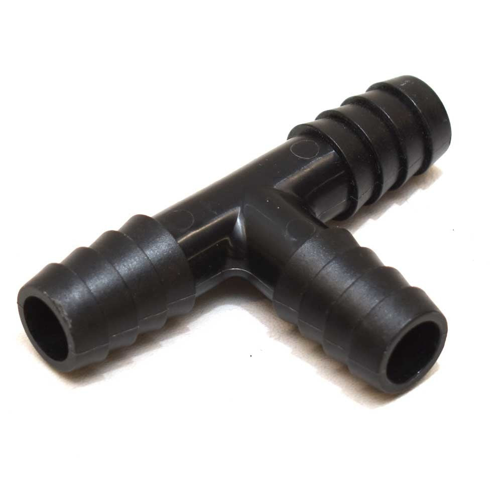 Rinker Boat Tee Fitting | 3/4 Inch Barbed Black PlasticOpens in a new 