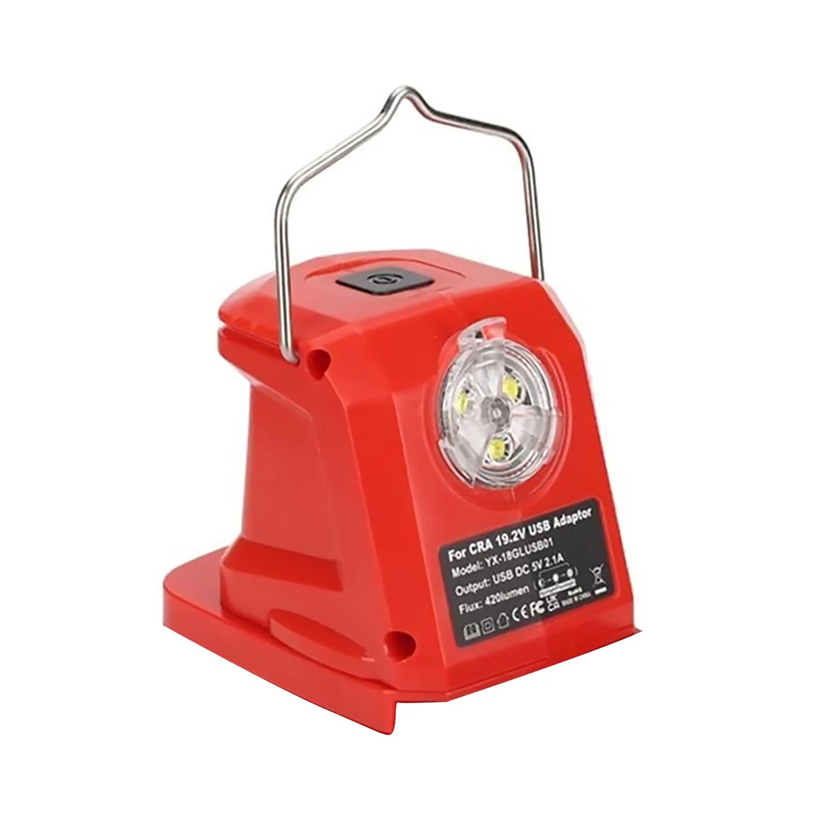 Battery Adapter Charger With 420lm Led For Craftsman 19.2V Ni-cd