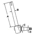 Spindle 519390m91 Fits Massey Ferguson 40