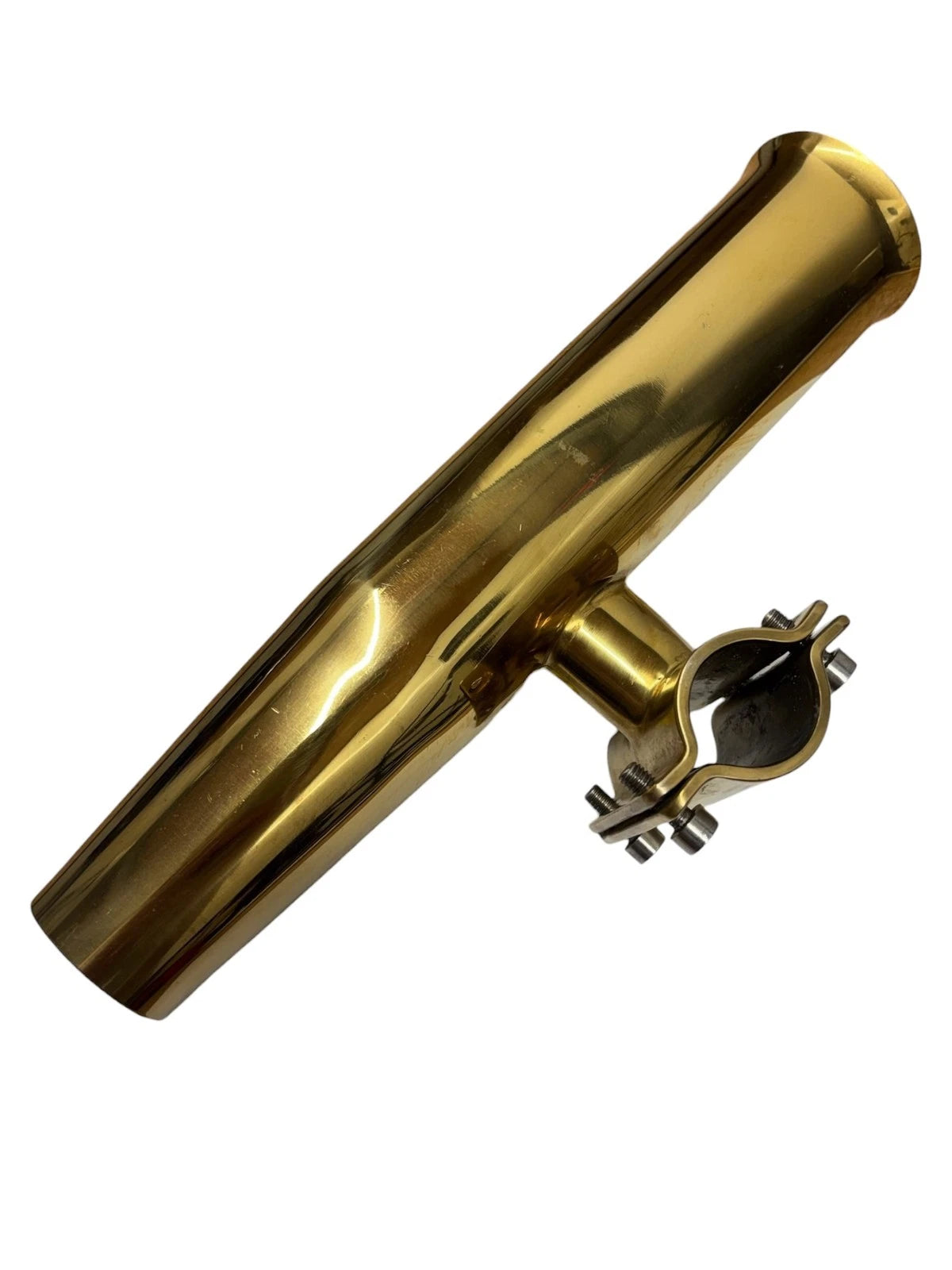 West Marine Gold Stainless Steel Rod Holder For 1 In Od Pipe