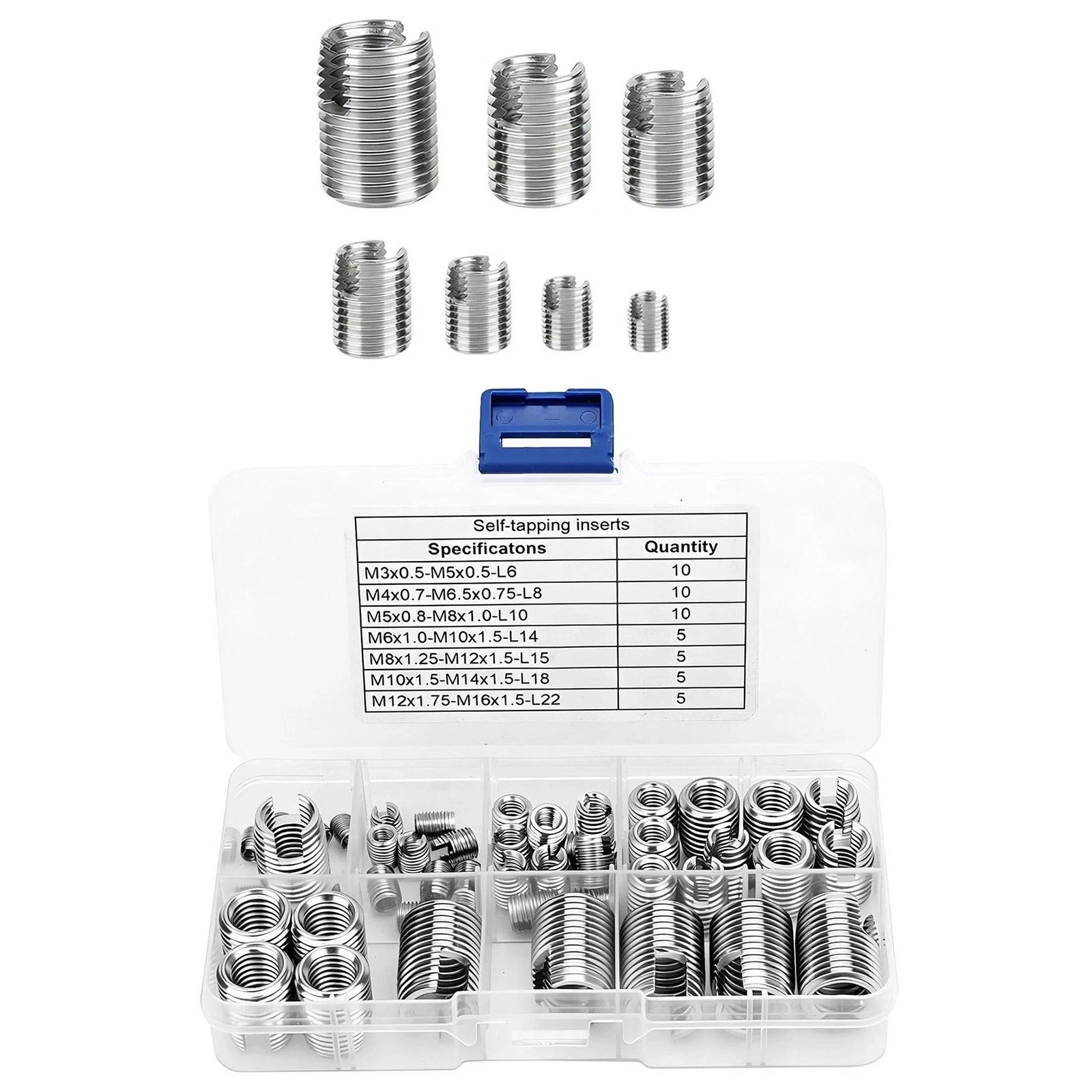M3-m16 Stainless Steel Self-tapping Thread Inserts For Workshop Repair