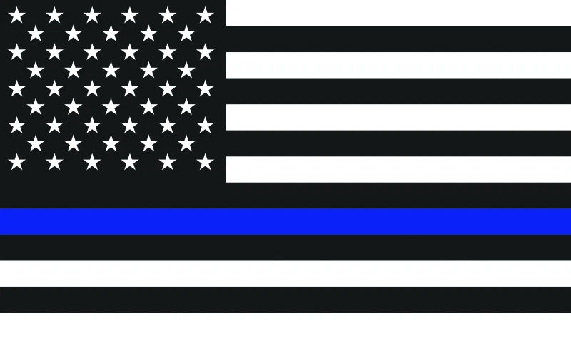 Dragonfire Racing Whip Flag - Back The Blue