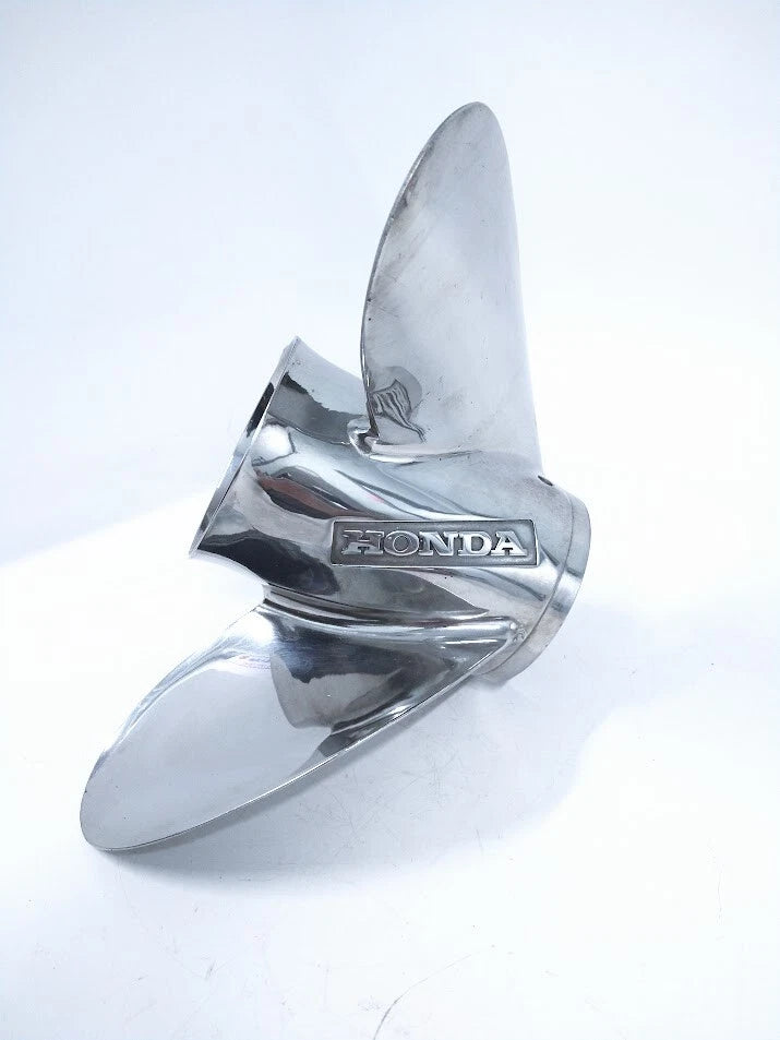 Honda Marine 3 X 13 1/4 X 17 Lh, Stainless Steel Propeller ,