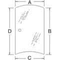 Glass 3c581-70530 Fits Kubota M5040 M6040 M7040 M8540 M9540