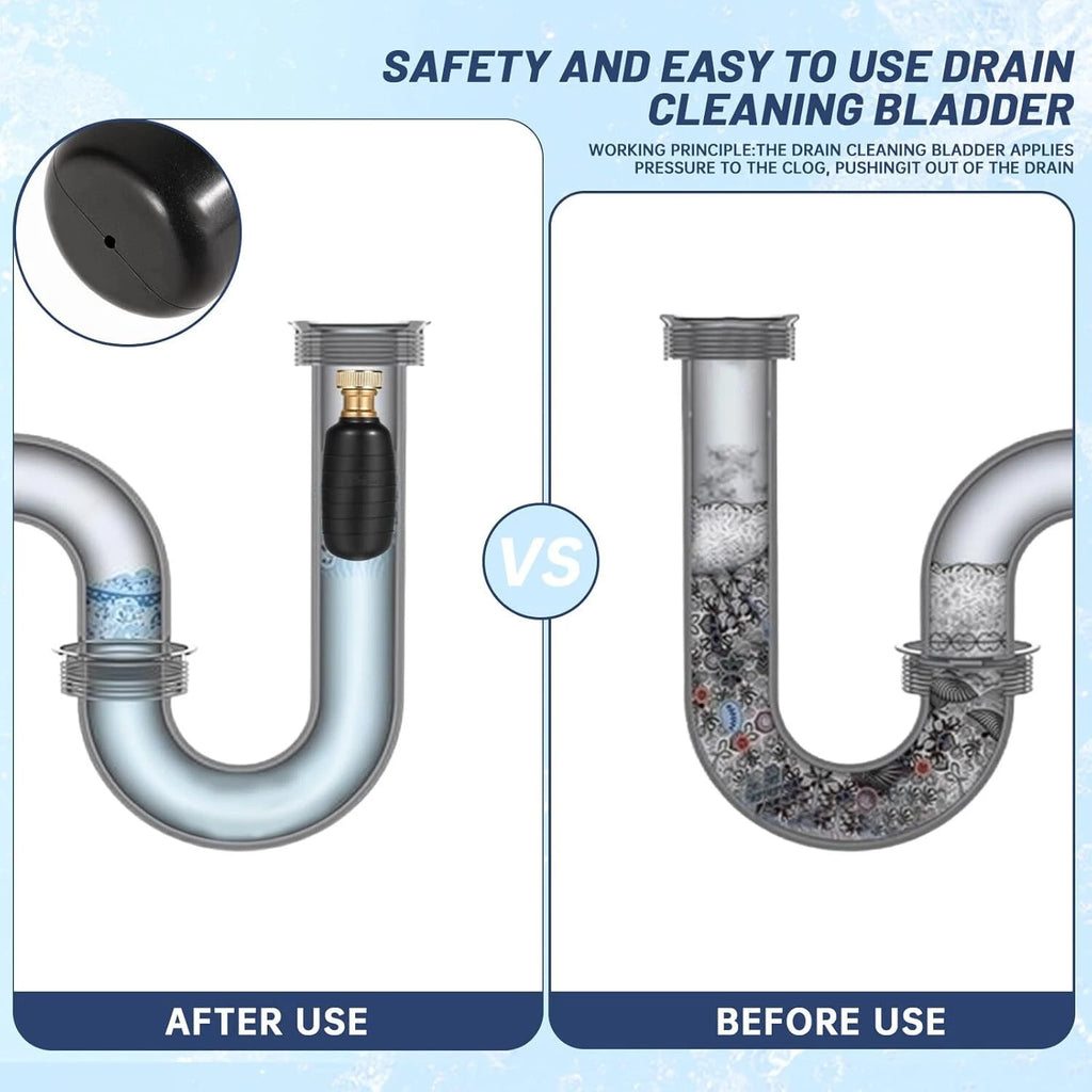 Drain Cleaning Bladder Kit – 1-6 Inch Pipes