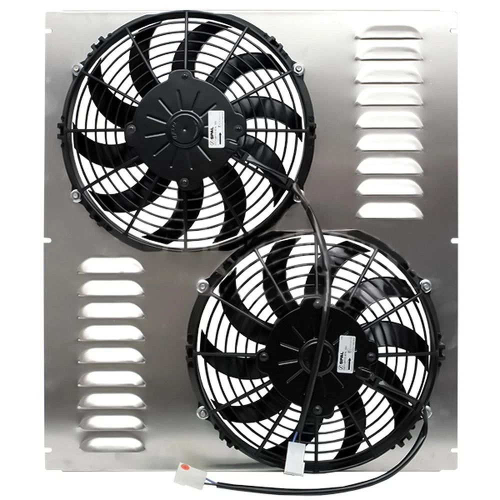 Z40108 Dual 10" Electric Fan & Shroud - 20 3/4 X 18 3/16 X 2 1/8