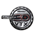 Malibu Boat Raised Decal VTX Wakesetter by Malibu