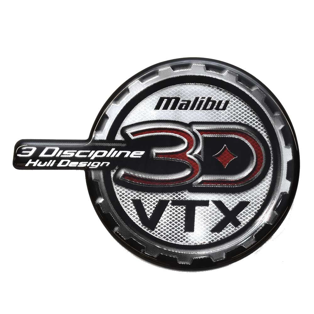 Malibu Boat Raised Decal VTX Wakesetter by Malibu