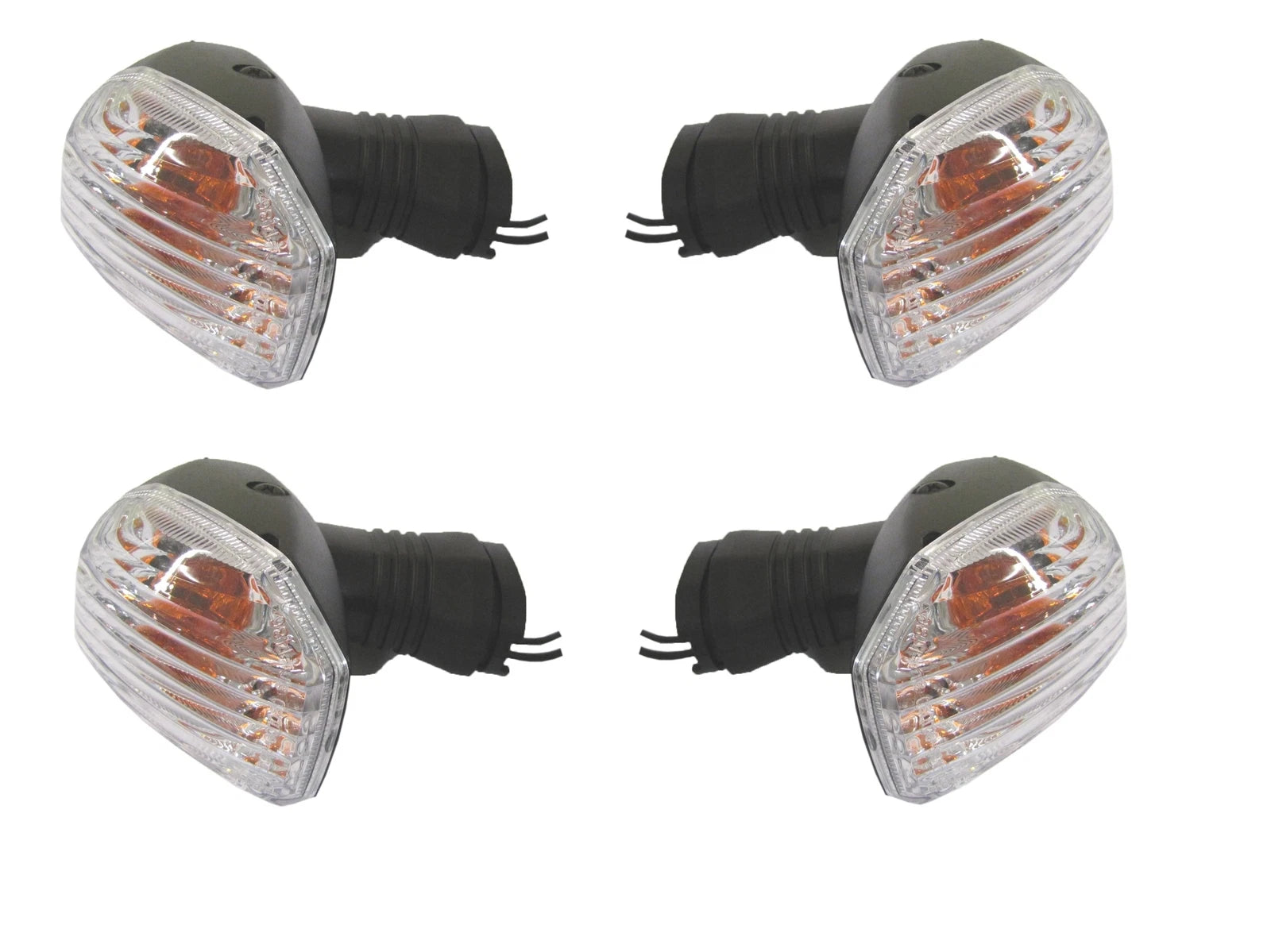 Turn Signals Set Of 4 Front & Rear For Kawasaki Klr 650 E Kl650e