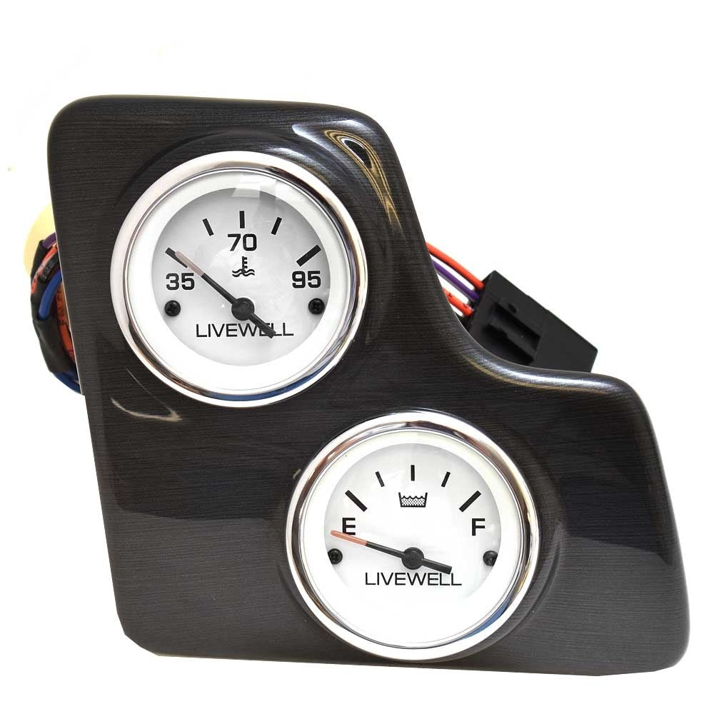 Livewell Gauge Panel Dark Gray by Lund