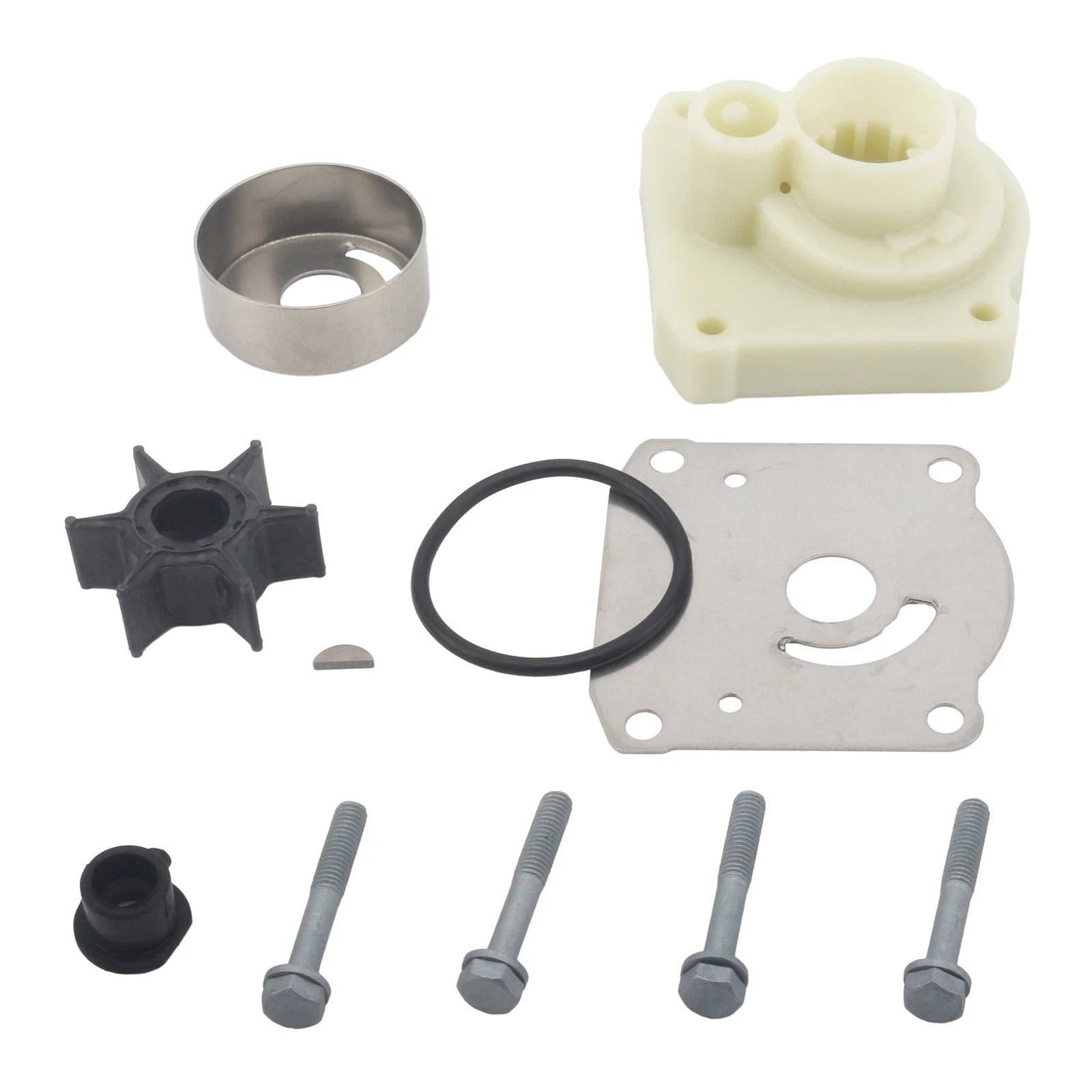 Water Pump Impeller Repair Kit for Yamaha 4T 25HP Outboard Models