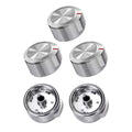Silver W11156487 Stove Knob For Whirlpool Gas Range Burner W10823529