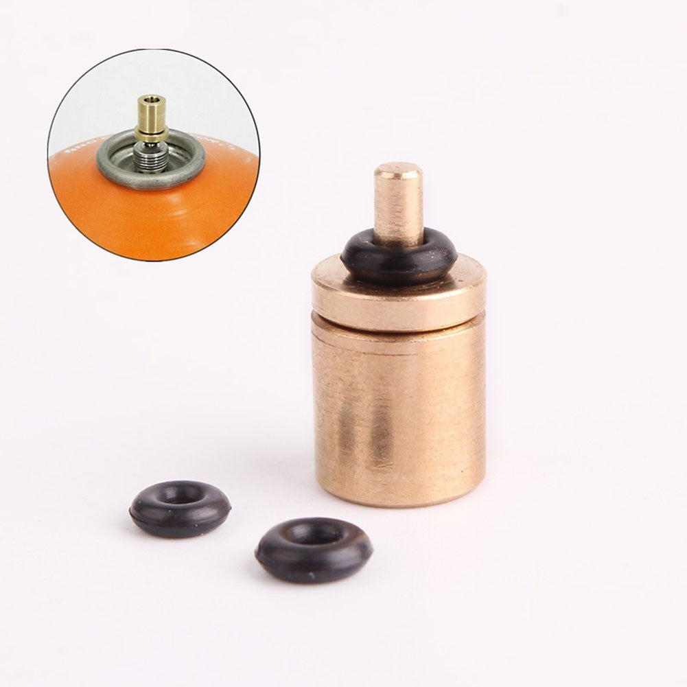 Gas Refill Adaptor Valve Brass Butane