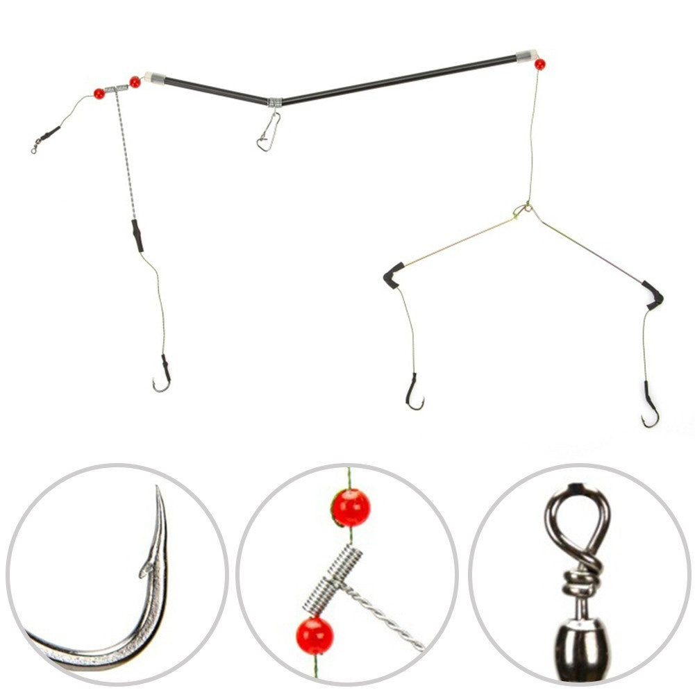PE Line Metal Feeder Rig for Carp Fishing