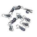 Set of 10 Stainless Steel Sea Fishing Clip Hooks