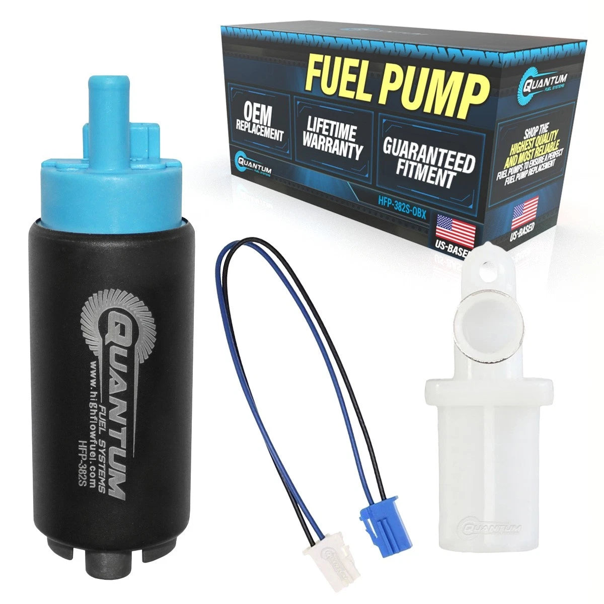 Qfs Marine +Fuel Pump For 2004-21 Yamaha 115 150 200 225 250 300