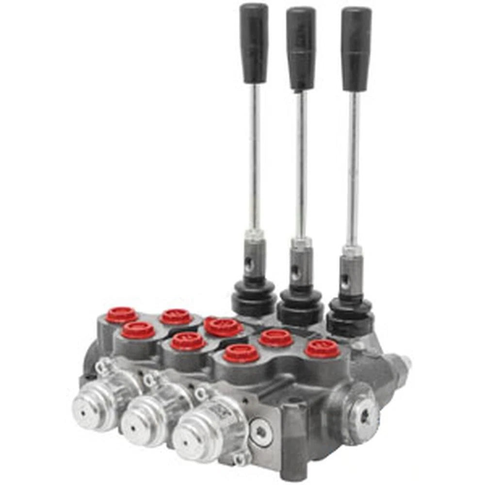 Vfg1005 New Universal Hydraulic Control Valve 3/8" Bsp 3 Spool Open