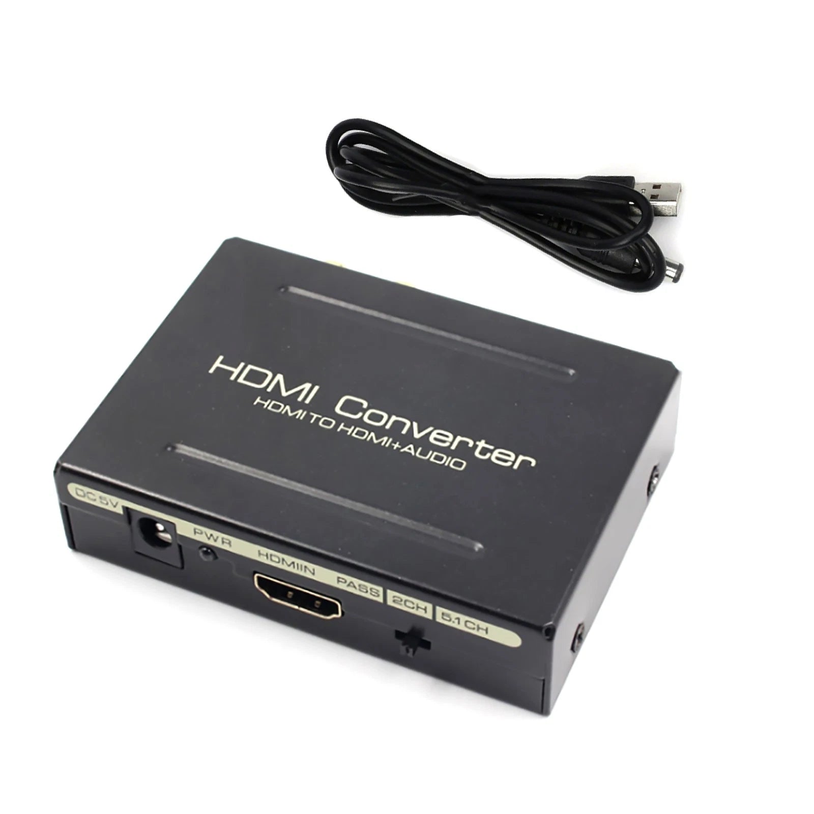 1080p Hdmi Converter Hdmi To Spdif Optical 4k Rca L/r Analog Audio