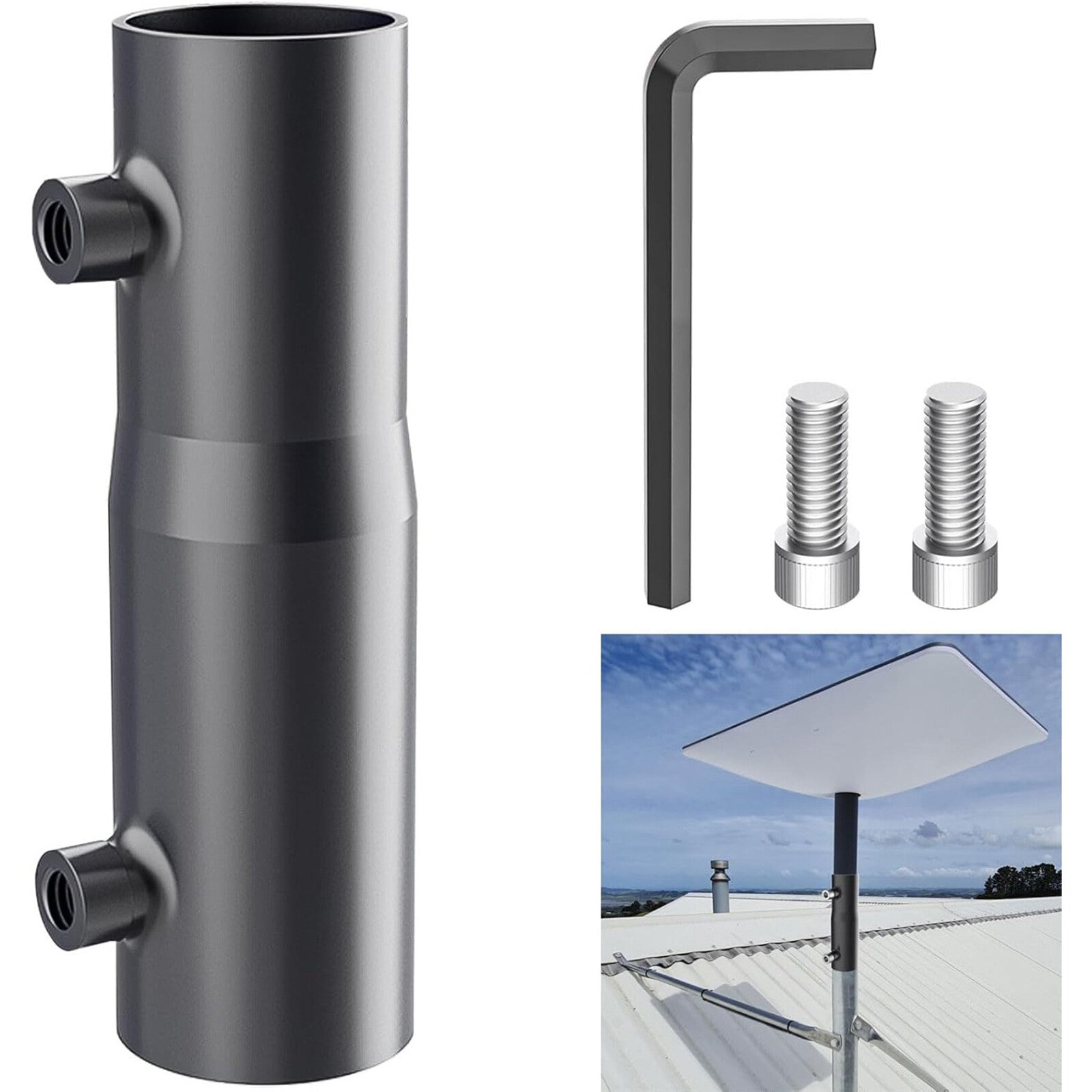 Starlink Pipe Adapter Kit Secure Starlink Roof Mount Connector with In
